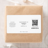 Étiquette Modèle d'autocollant de produit cosmétique pour bo (En situation)