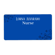 Modèle de carte de visite d'infirmière professionn