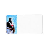 ÉTIQUETTE MODÈLE DE CHEVALIERS (Devant)