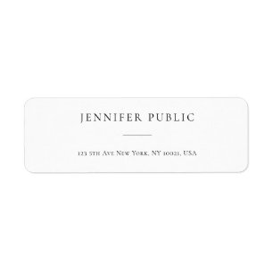 Étiquette Modèle professionnel moderne design simple élégant