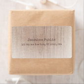 Étiquette Modèle texte Brown (En situation)