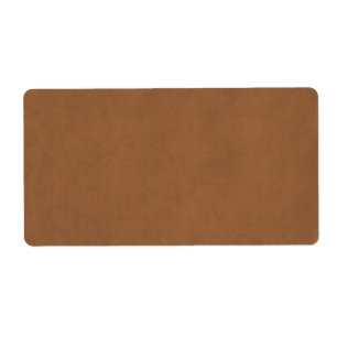 Étiquette Modèle vintage de papier parcheminé de brun de
