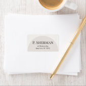 Étiquette Modern Arch Address Labels (En situation)