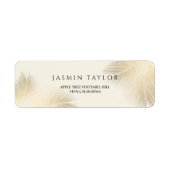 Étiquette Modern Beach Coastal Frame Wedding   (Devant)