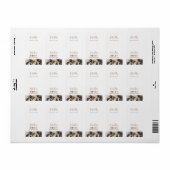 Étiquette Modern Minimal Pottery Ceramic Business Box Wrap (Feuille entière)