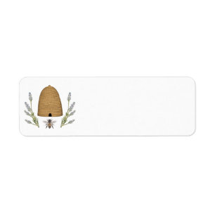 Étiquette Modern vintage french farmhouse bee