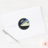 Étiquette moderne de mise en conserve de thon pour (Enveloppe)