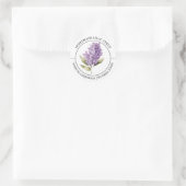 Étiquette moderne Lilac (Sac)