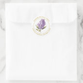 Étiquette moderne Lilac (Sac)