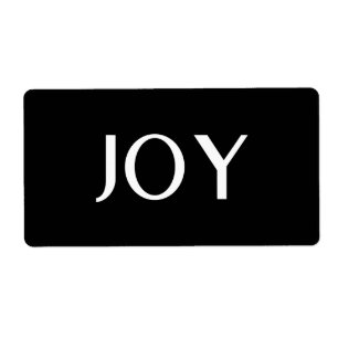 Étiquette moderne, minimaliste et élégant