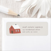 Étiquette Moderne minimaliste Vacances Immobilier (En situation)