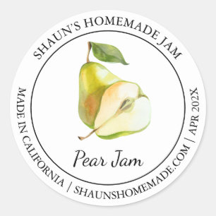 Étiquette moderne Pear Jam