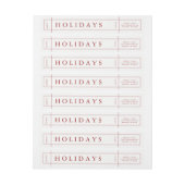 Étiquette moderne personnalisable d'enveloppe de (Feuille)