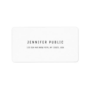 Étiquette Moderne tendance Simple Professionnel minimaliste