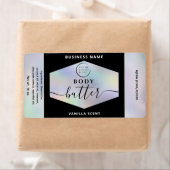 Étiquette Modernisez votre logo hologramme corps beurre (En situation)