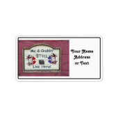 Étiquette Moi Et Crabby (Devant)