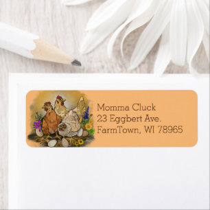 Étiquette Momma Cluck's Farm Fresh