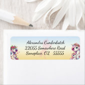 Étiquette Momma et bébé Pastel Unicorns (En situation)