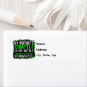 Étiquette Mon combat contre 2 Lymphoma Brother (En situation)