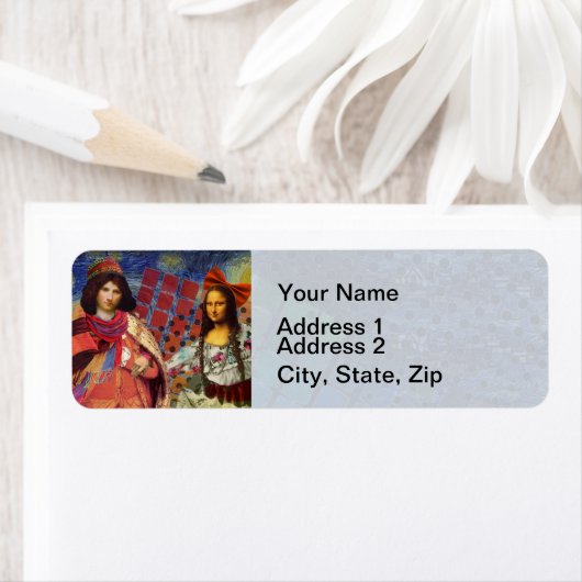 Étiquette Mona Lisa (En situation)