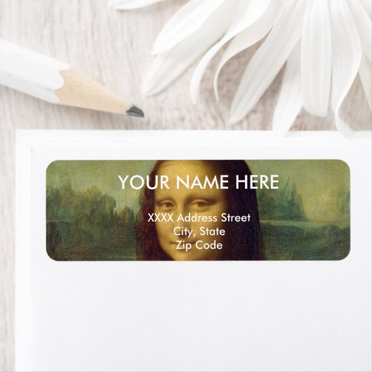 Étiquette Mona Lisa (En situation)