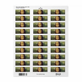 Étiquette Mona Lisa (Feuille entière)