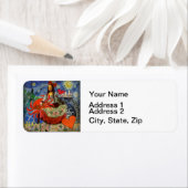 Étiquette Mona Lisa Fun Zodiaque Fantaisiste  (En situation)