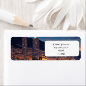 Étiquette Monaco Monte Carlo la nuit (En situation)