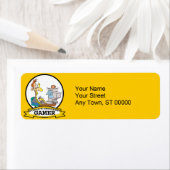 ÉTIQUETTE MONDE LE PLUS GRAND PC GAMER ADO CARTOON (En situation)