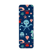 Étiquette Monde marin (Devant)