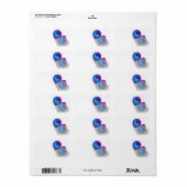 Étiquette mondial (Feuille entière)