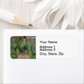 Étiquette Monet Garden Vetheuil Impressionim Peinture (En situation)