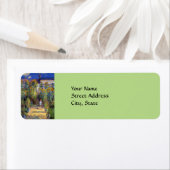 Étiquette Monet's, Le jardin de l'artiste à Vetheuil (En situation)