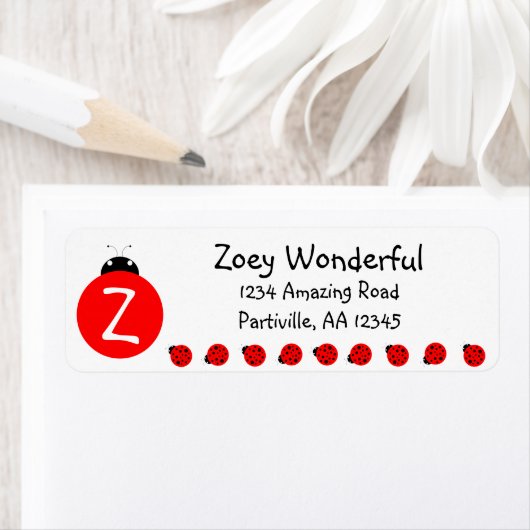 Étiquette Monogramme (En situation)