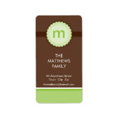 ÉTIQUETTE :: monogramme2 2P (Devant)