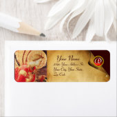 ÉTIQUETTE MONOGRAMME ARCHANGEL GABRIEL (En situation)