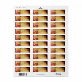 ÉTIQUETTE MONOGRAMME ARCHANGEL GABRIEL (Feuille entière)