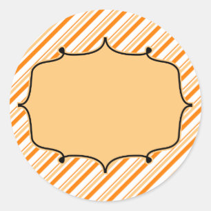 Étiquette Monogramme d'automne