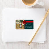 ÉTIQUETTE MONOGRAMME DE GRAINE ANTIQUE VINEYARD HARVEST WAX  (En situation)