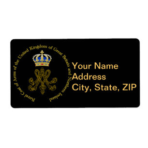 Étiquette Monogramme de Marie Antoinette