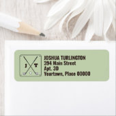 Étiquette Monogramme de Monogramme (En situation)