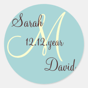 Étiquette monographique personnalisé