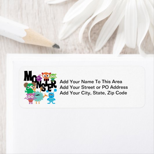 Étiquette Monster (En situation)