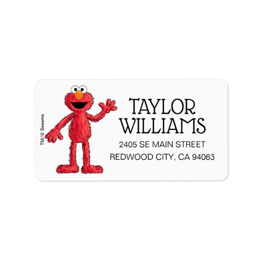 Étiquette Monster à la fin de cette histoire | Cutie Elmo (Devant)