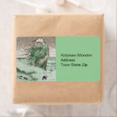 Étiquette Monster Nokken sortant de l'eau (En situation)