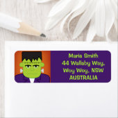 Étiquette Monstre vert (En situation)