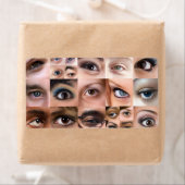 Étiquette Montage des yeux humains (En situation)