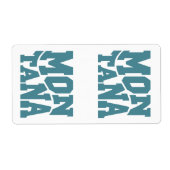 Étiquette Montana (Devant)