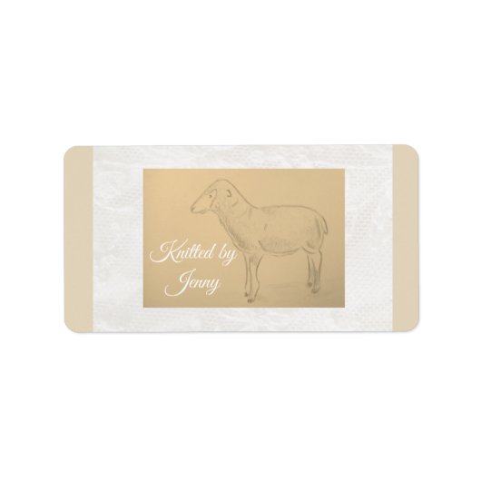 Étiquette Montée en papier mouton (Devant)