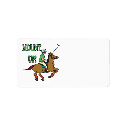 Étiquette Monter (Devant)